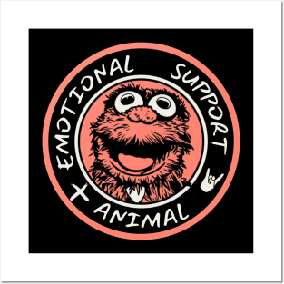 emotional-support-animal Posters and Art